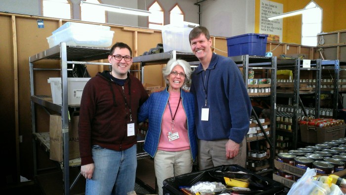 Serving at Holy Family Food Pantry for Field Education